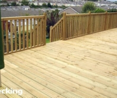 Timber decking and fencing